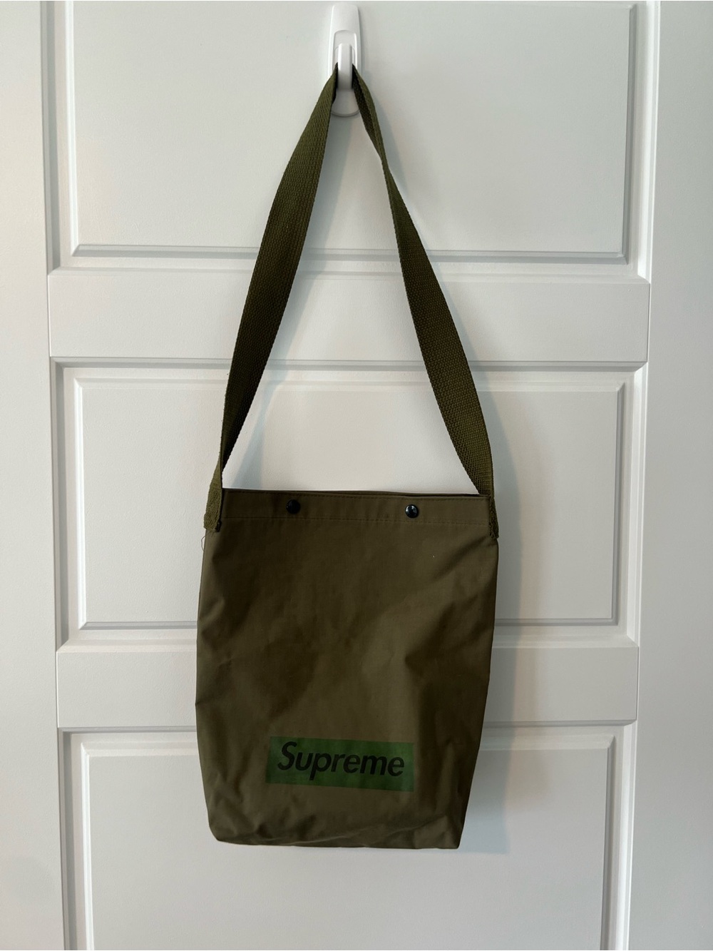 Supreme 2010 Military Green Box Logo Shoulder Bag RARE